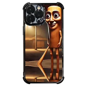 1 PC Tung Tung Tung Sahur Brainrot Meme Phone Case Electroplating Process Protective Cover Shockproof With Reinforced Cushioning And Collision Prevention Suitable For iPhone 17 16 15 14 13 Pro Max Cover Accessories