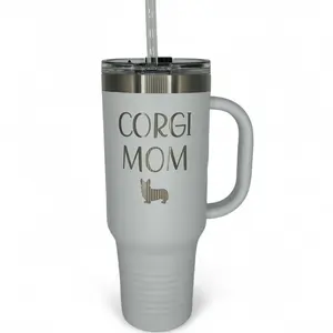 40 oz Corgi Mom Travel Mug