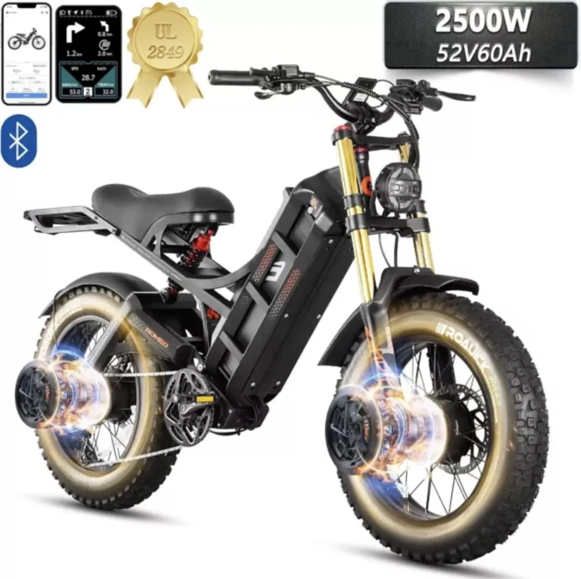 Brand New Eahora Romeo II 2500W Dual Motor EBike.