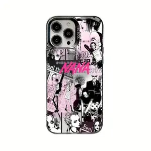 Anime Naaaana Phone Case,Retro martphone Cover,for iPhone11 12 13 14 15 16 17, for Samsung S21 S22 S23 S24 S25,Shockproof Colorful Shell,Protective Cover,Cellphone Casing,Silicone Cover,Japanese Anime naaaana merch for fans
