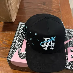 Thirty Brand Black Baseball Cap with LA Logo and Star Design for Men