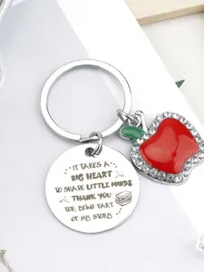 Student Thank You Keychain for Professor, Graduation Week Gift, Perfect Souvenir, Ideal Present for Teachers, Unique Keepsake, Metal Construction Keychain