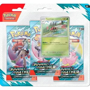 Pokemon TCG: Scarlet & Violet - Journey Together Three-Booster Pack Blister (Yanmega)