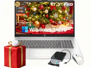 HP Laptop 17.3” FHD+Ryzen 5 7430U + Up to 64GB/2TB SSD! Student/Office Laptop +$199 Accessory Bundle