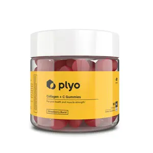Plyo Collagen + C | for Joint Health and Muscle Strength | NSF Sport Certified | 90 Count | Gluten Free | Made in The US