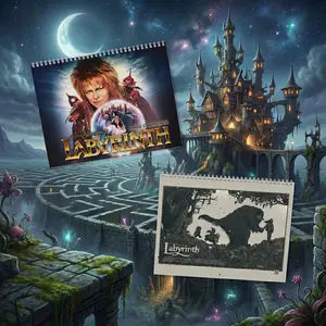 Labyrinth Movie 2026 Calendar, 80s Retro Fantasy Calendar