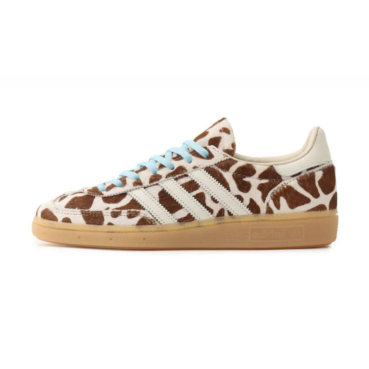 Adidas Handball Spezial Cow Print Crystal Linen KI6677 Women's Fashion Sneaker New