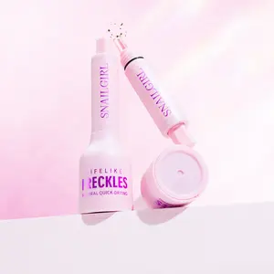 SANILGIRLUPGRADED LIQUID FRECKLE STAMP Pen Fake Freckles Stain Marker Pencil Tool for Natural Lifelike Sunkissed Face Makeup Waterproof Long Lasting Quick Dry 5 Point Faux Freckle Stamp Cushion Concealer five  below  makeup