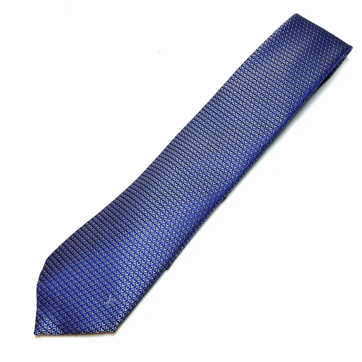 Pre-owned Louis Vuitton Silk Small Leather Goods Cravate Diamond V Tie