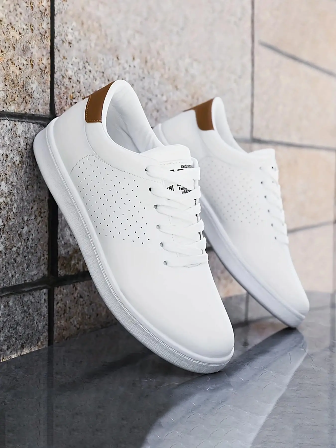 Men's Fashionable Lace Up Low Top Sneakers, Casual Comfortable Breathable Sports Shoes, All-match Minimalist Skate Shoes for Daily Wear