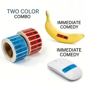 Rectal Use Only Prank Stickers 500 Pcs Waterproof Removable Roll Hilarious Practical Joke Gag Gift for Friends and Office Humor