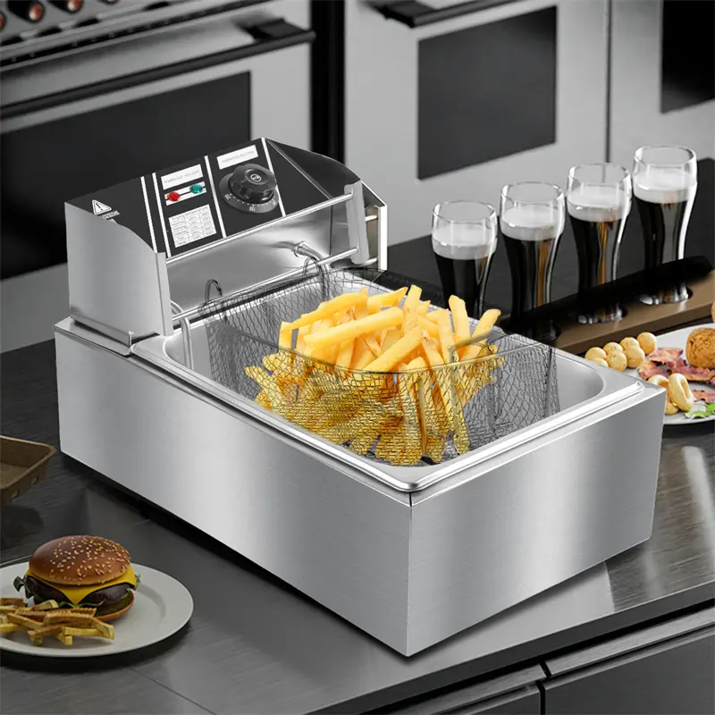 Crispy Restaurant-Style Fried Food at Home!  10QT Deep Fryer with Temperature Control
