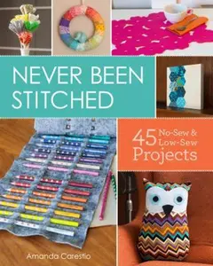 USED-Never Been Stitched: 45 No-Sew & Low-Sew Projects by Amanda Carestio (Paperback)