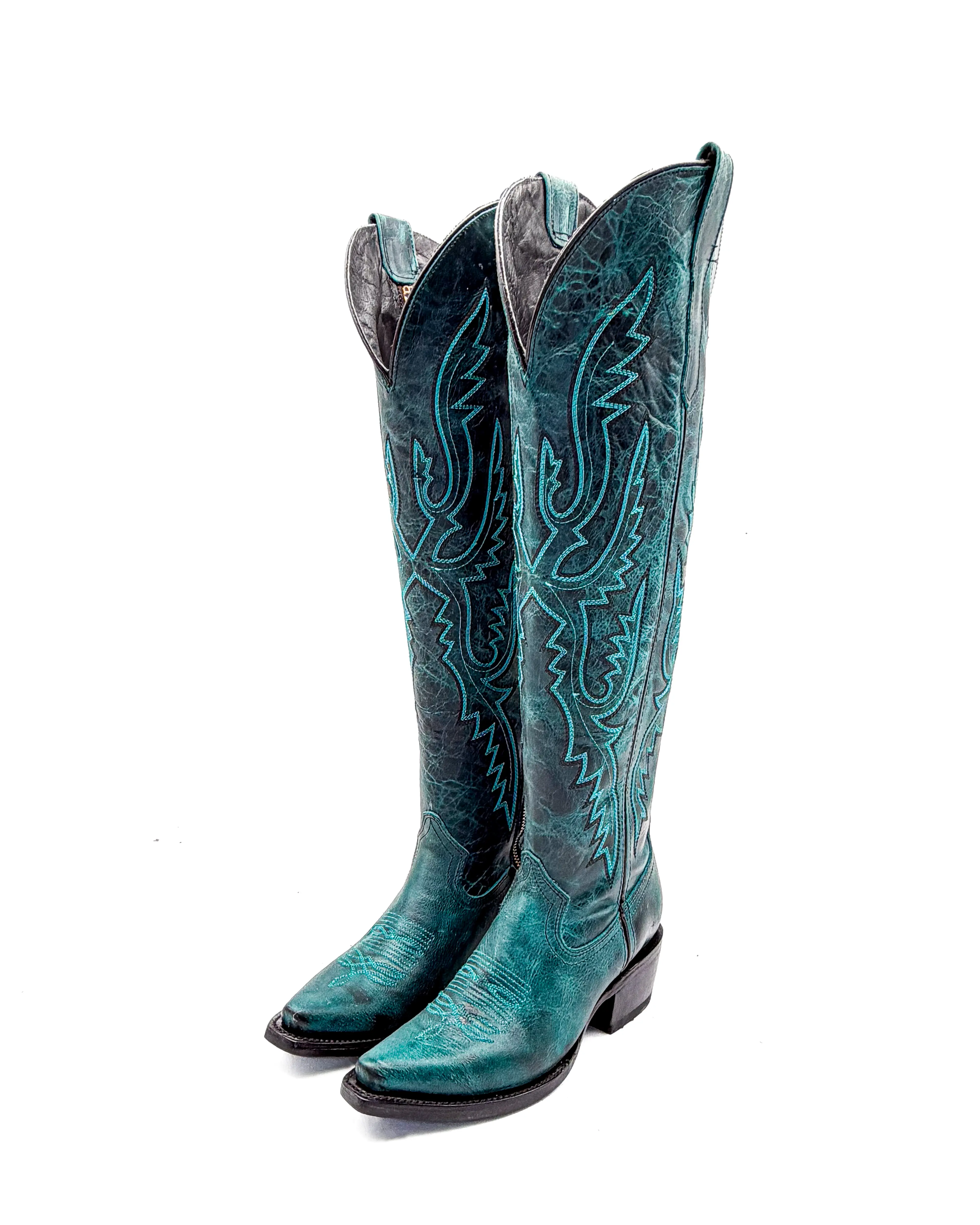 Cowboy Boot Scarlett Tall Turquoise Cowboy Boot Scarlett Tall Turquoise