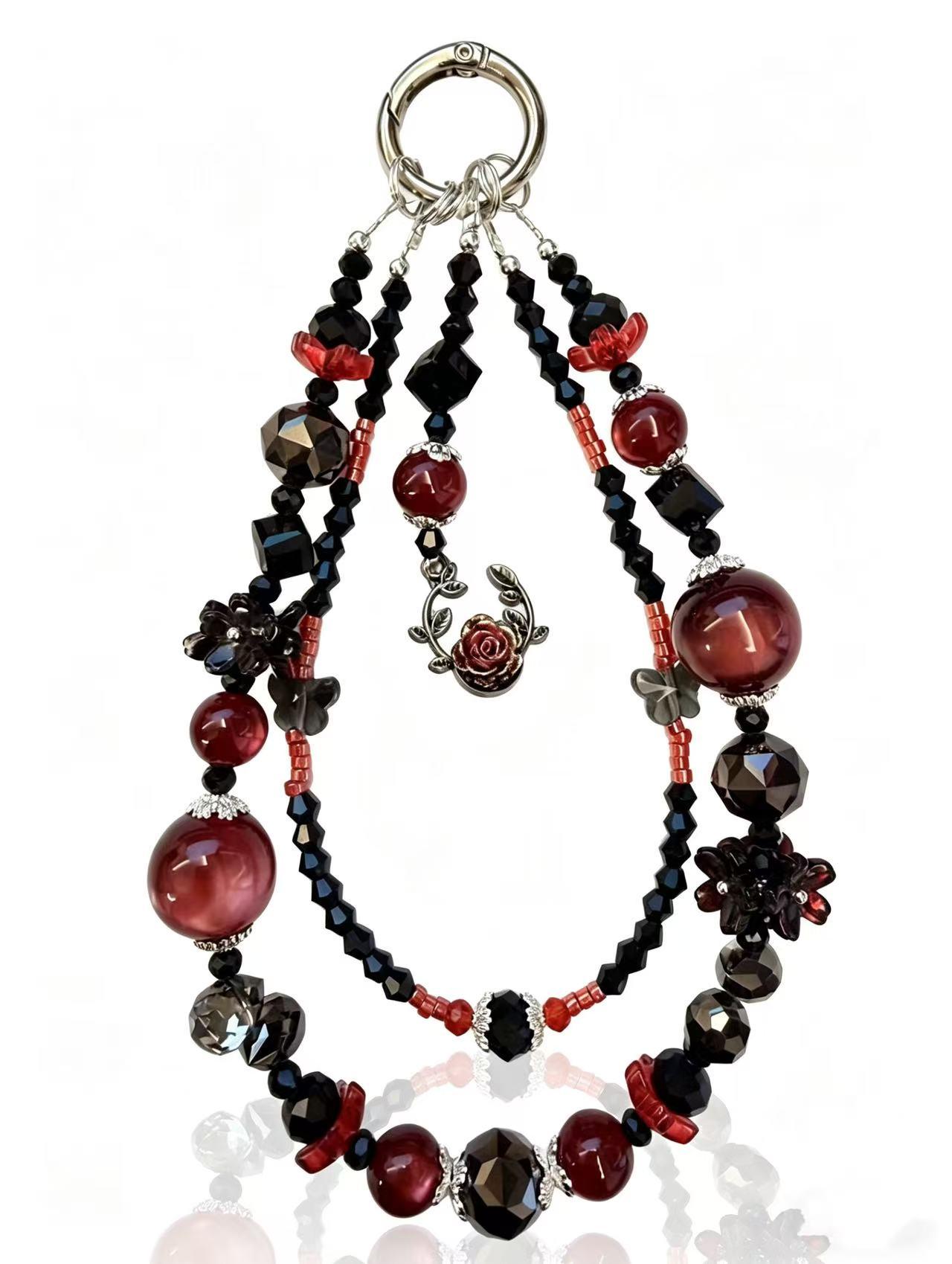 Siren Funny Phone Chain Handmade Phone Accessory with Stylish Aluminum & Durable Nylon, 25cm Length, Universal Fit for All Phones, Perfect for Daily & Travel Use