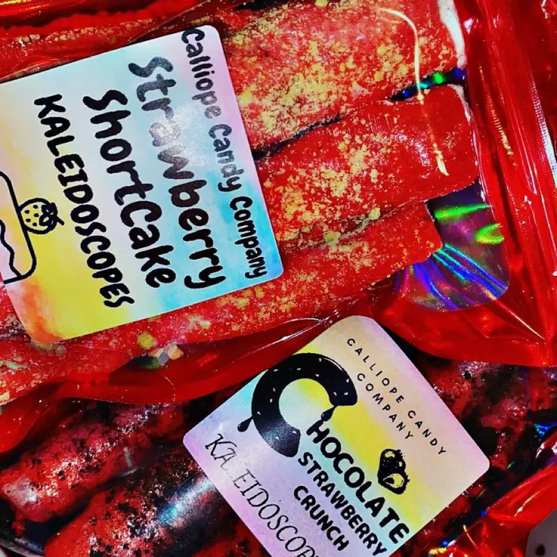 Freeze Dried Strawberry Fruit Roll Ups, Crunch Varieties