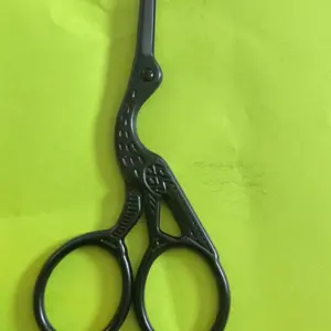 Stainless Steel Round Head Nose Hair Scissors, 1 Count Eagle Shaped Personal Trimming Tool, Suitable for Eyebrow & Nose Hair & Beard & Ear Trimming