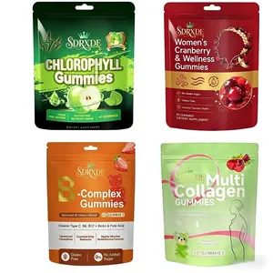 SDRXDE Sugar-Free Chewable Wellness Gummies - 4 Pack Value Bundle (60 Count Each) - Daily Health & Nutrition Support