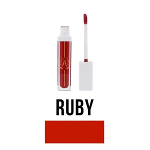Plum Cherry-Red Velvet Matte Lipstick - Ruby