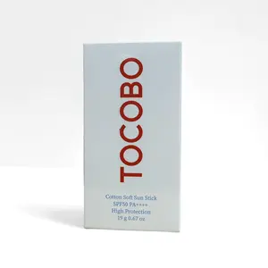 Tocobo Cotton Soft Sun Stick SPF 50 PA++++ High Protection Korean Matte Sunscreen Stick for Face Travel Size Sebum Control Sunblock Vegan Lightweight Non-Sticky 0.67 oz