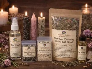 Happy Daisy Botanicals Spiritual One-Day Cleanse Bath Kit (Complete Set)