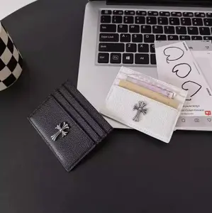 Men's Ultra-Thin Cross-Shaped Card & ID Case - Large Capacity for ID, Bank Cards, and Other Documents (Unisex Design)