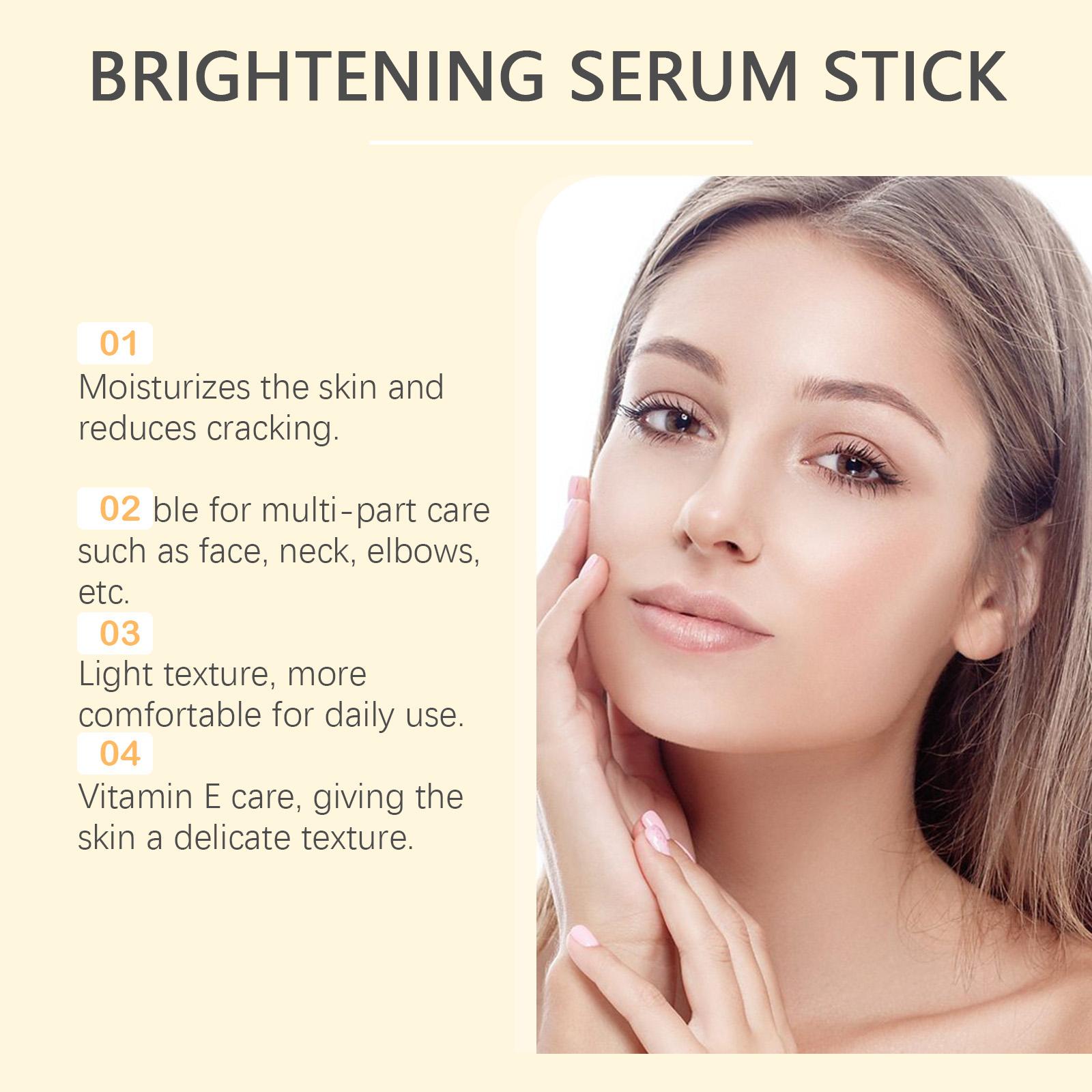 Hoygi Vitamin C Serum Stick - Brightening & Moisturizing Face Balm Moisturizers, Radiance