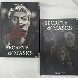Secrets & Masks Complete Hardcover Duology, 2 Book Dramione Fanfiction Set, Fantasy Romance Collector Edition with Free Bookmark