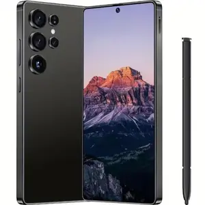 S25 Ultra Unlocked 5G Smartphone, 12GB+512GB, 6800mAh Battery, Fast Charging Capability, Android 14 System, 108MP+48MP Camera, Face & Fingerprint Unlock | Dual SIM | Autofocus | Built-in Pen | Card Port，