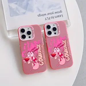 Shy Dog Phone Case for iPhone 16 15 14 13 12 11 Pro Max X XR XS Max 8 7 Plus, Durable Matte Anti-Drop Shockproof Protection Cover