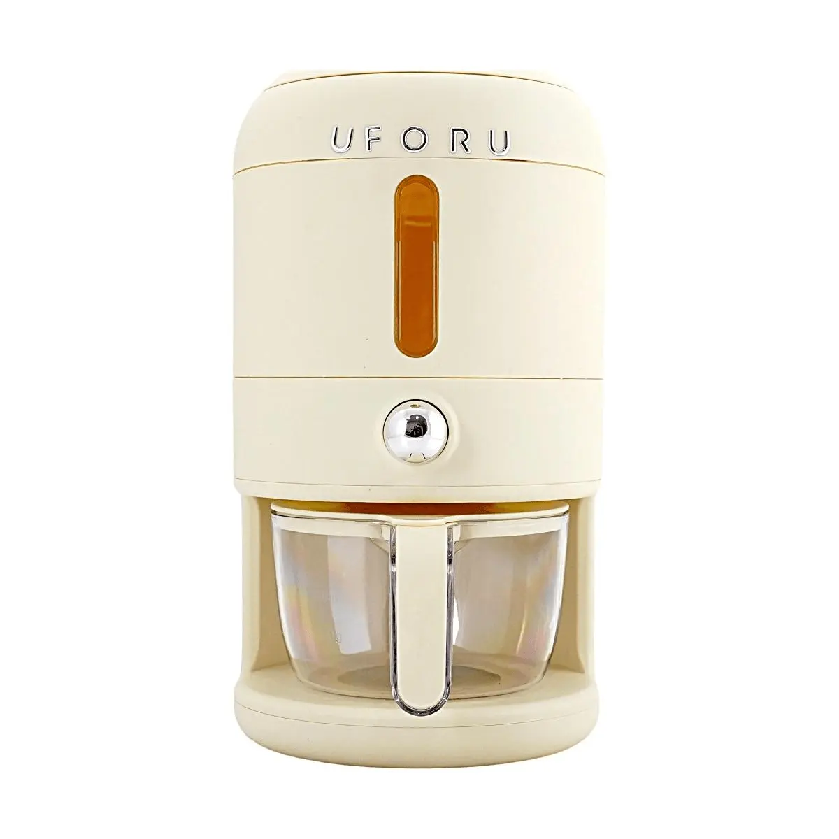 KAWASIMAYA 5kg Rice Dispenser Container, Creamy White, Small Kitchen Storage Bin for Grains, Cereal, Flour