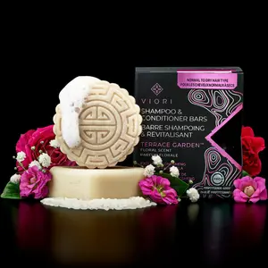 VIORI Beauty Shampoo & Conditioner Bar Set | Terrace Garden Scent