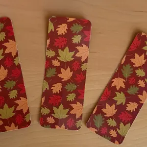 Fall bookmark