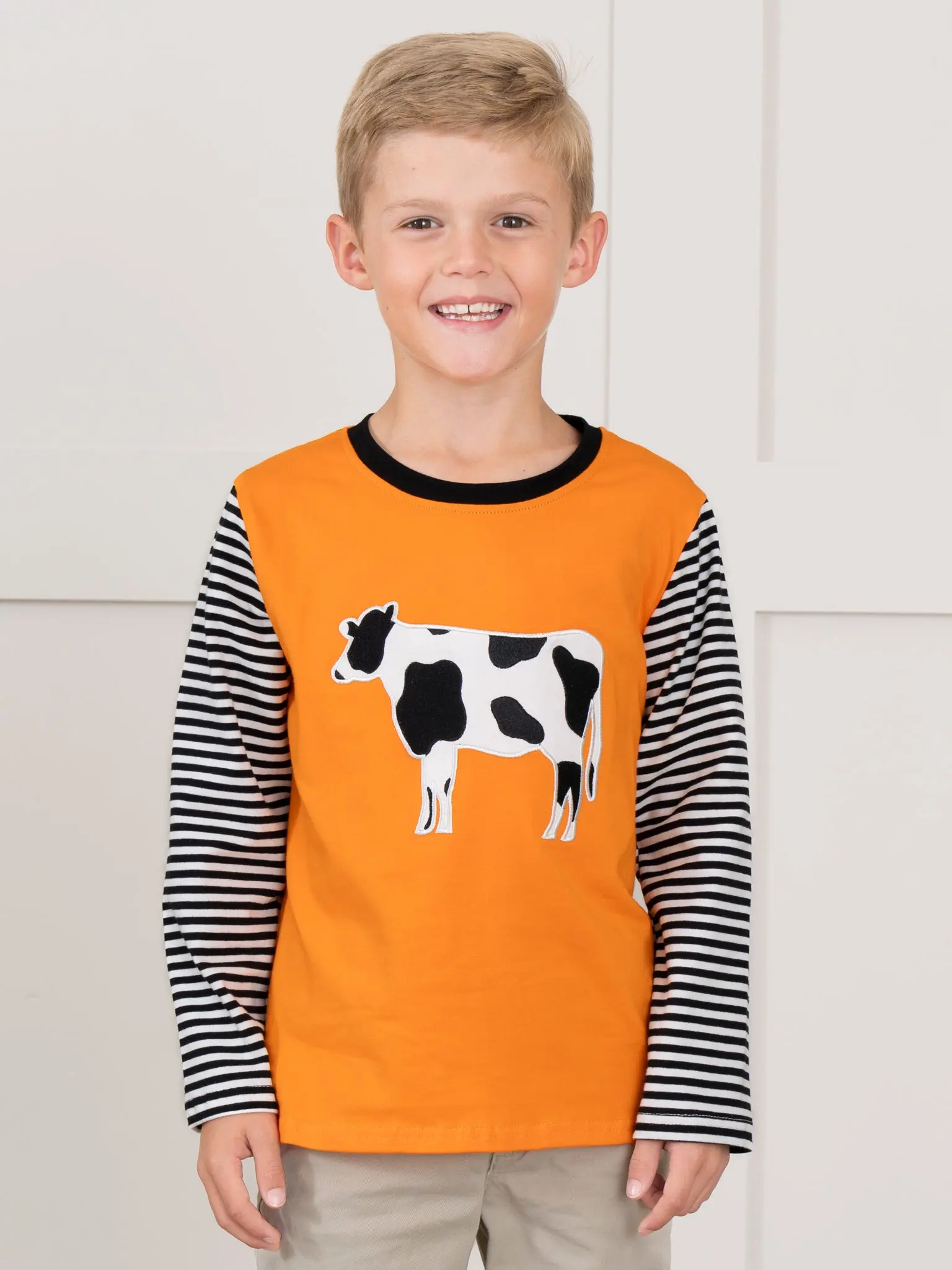 Pasture Pal Embroidered Cow Top
