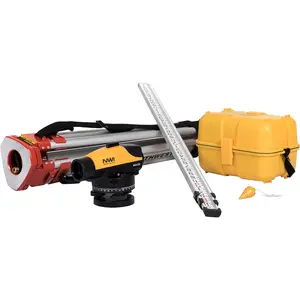 Automatic Optical Level Kit with Tripod and Grade Rod, Professional Survey Transit, Accurate Builders Level for Land Surveying ceramic  griptech