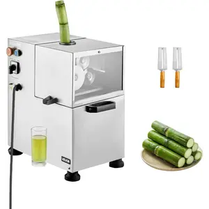 VEVOR Commercial Sugar Cane Juicer, 800W Electric Sugarcane Juicer Machine with 661LBS/H High Output, 4 Stainless Steel Rollers, Sugar Cane Press Juice Extractor Squeezer for Home/Commercial UseVEVOR Super Brand Day