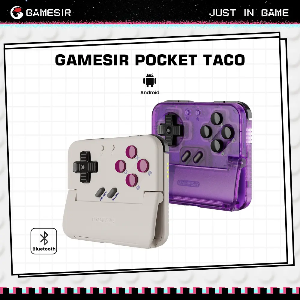 GameSir Pocket Taco - Bluetooth Mobile Game Controller, Perfect for Retro Scene