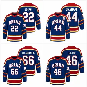 Briar University Hockey Jersey, Garrett Graham 44 Jersey, Off Campus Series Shirt, Printed Hockey Romance Apparel, Graham Logan Tucker