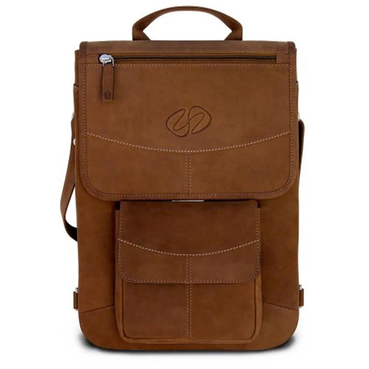 212 MAIN Premium Leather 13 in. Compact Vintage Laptop Flight Jacket