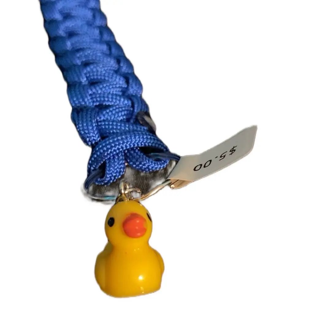 Handcrafted Rubber Ducky Keychain - Fun and Playful Accessory for Keys