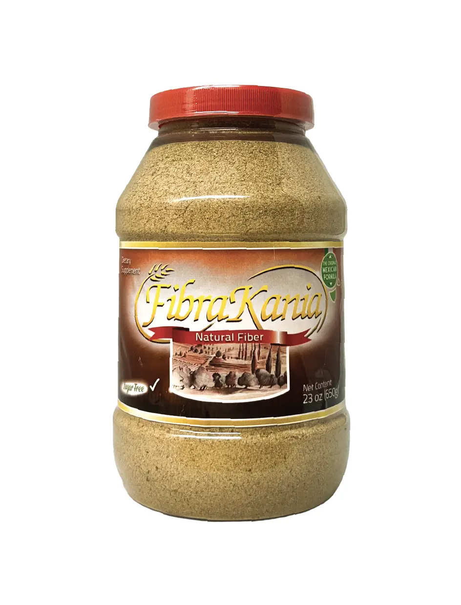 Fibra Kania Edible Herbal Natural Fiber Dietary Supplement - Vegan, Cruelty-Free, 23 Oz, Detoxifying, Promotes Regular Bowel Movements, Stomach Pain Relief, Supports Digestive Health