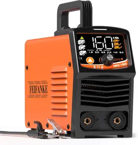 FEIFANKE ARC160A 5PC Rods Stick Welder, Portable 110V/220V Welder Machine,IGBT Inverter Synergic Control Arc Welder with Led Digital Display