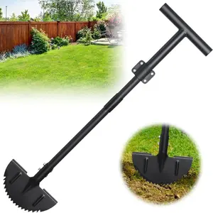 Edger Lawn Tool, Sharp Saw-Tooth Half Moon Hand Lawn Edging Tool for Landscaping