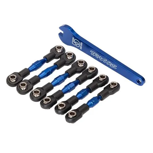 Traxxas 4-Tec 3.0/2.0 VXL Aluminum Turnbuckles (Blue)