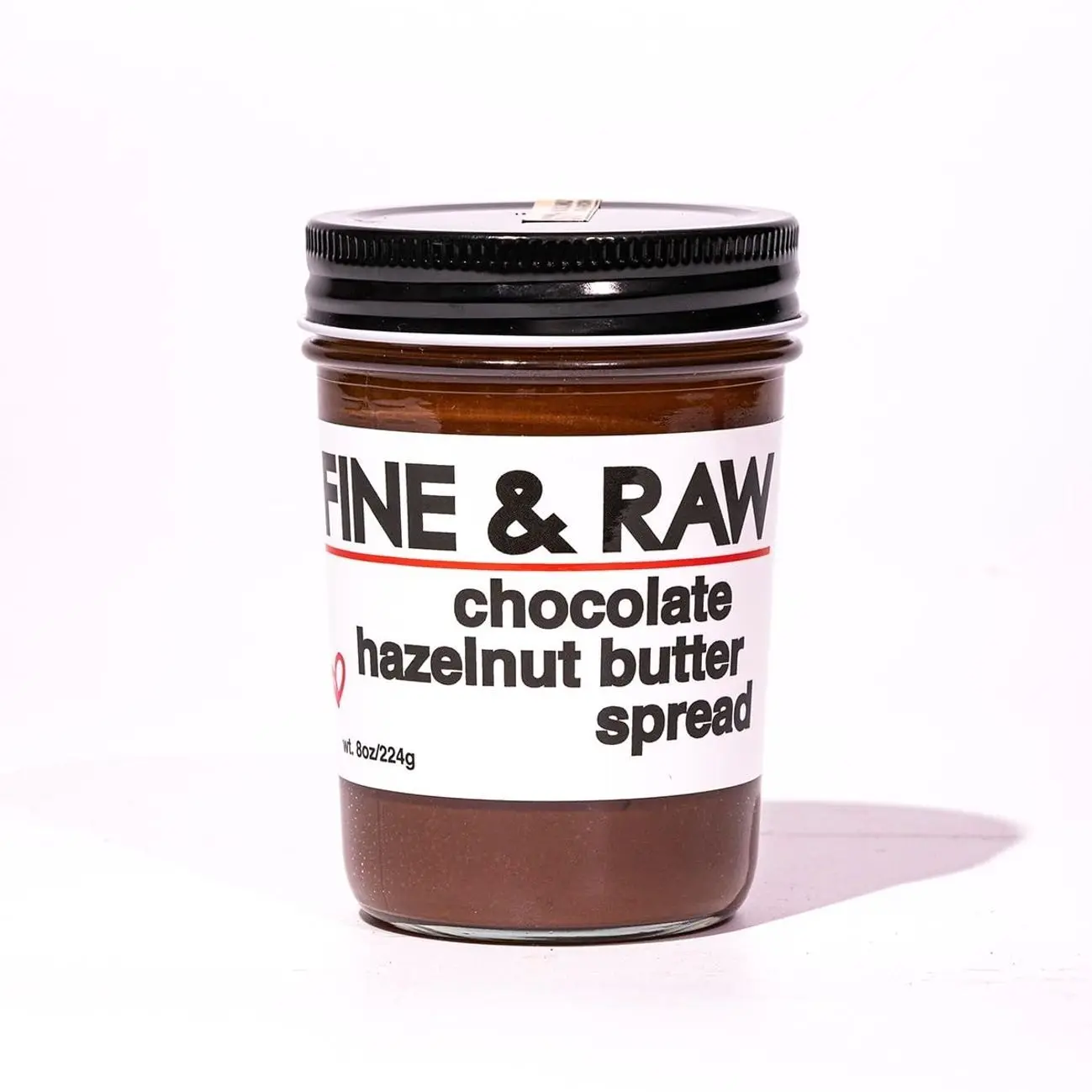 Fine & Raw Chocolate Hazelnut Butter Spread 8 Ounce – Clean Ingredients, Vegan, and Organic Chocolate Hazelnut Spread, Healthy Chocolate Hazelnut Spread (Chocolate Hazelnut)