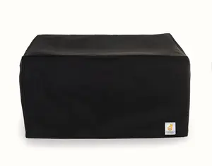 Perfect Dust Cover, Black Nylon Cover Compatible with Epson EcoTank L6370 Wireless All-in-One Color Inkjet Printer, Anti Static, Double Stitched and Waterproof Printer Dust Cover Dimensions 14.8''W x 13.7''D x 9.4''H by Perfect Dust Cover LLC