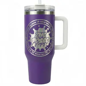 The  Purple 40oz Tumbler with Leak-Proof Lid -  Water Bottles Reusable Drinkware Washable Portable Cup,Large Capacity Vacuum Coffee Cup, Holiday Present