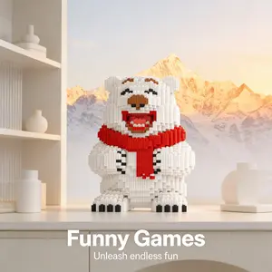 Wwjd Polar Bear 3D Puzzle Model Ornament, Indoor Decoration, Birthday Christmas New Year Gift, Surprise Present for Friends