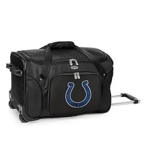 Football Fan Shop Officially Licensed NFL Indianapolis Colts 22" Wheeled Duffel Bag