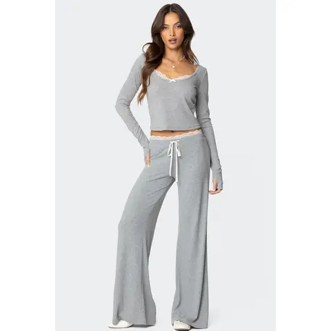 Peekaboo Lace Pants